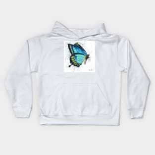 Morning Citrus Butterfly Kids Hoodie